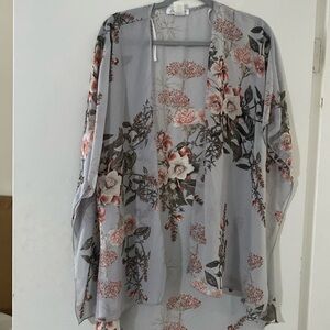 Floral kimono. Never worn